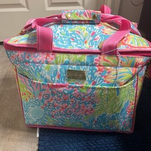 Lily Pulitzer soft sided Picnic Basket Large